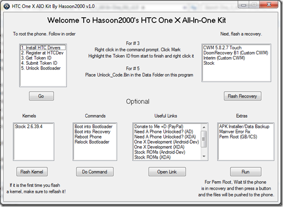 Htc one s toolkit